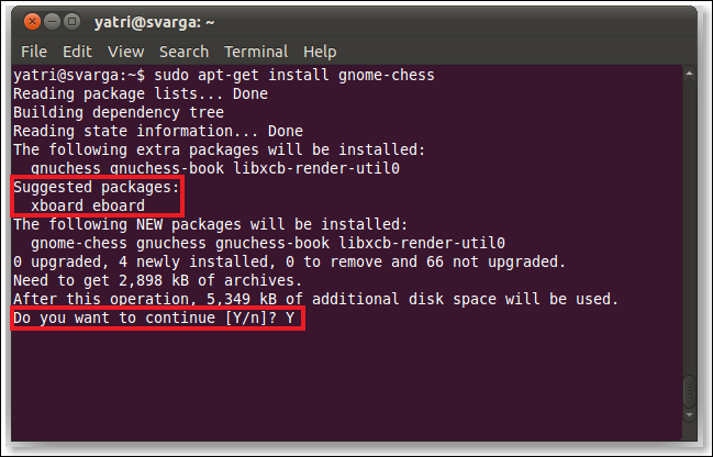 ubuntu install deb command line