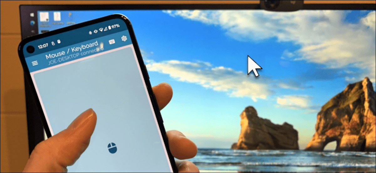 Android P permitiría usar el smartphone como mouse o teclado